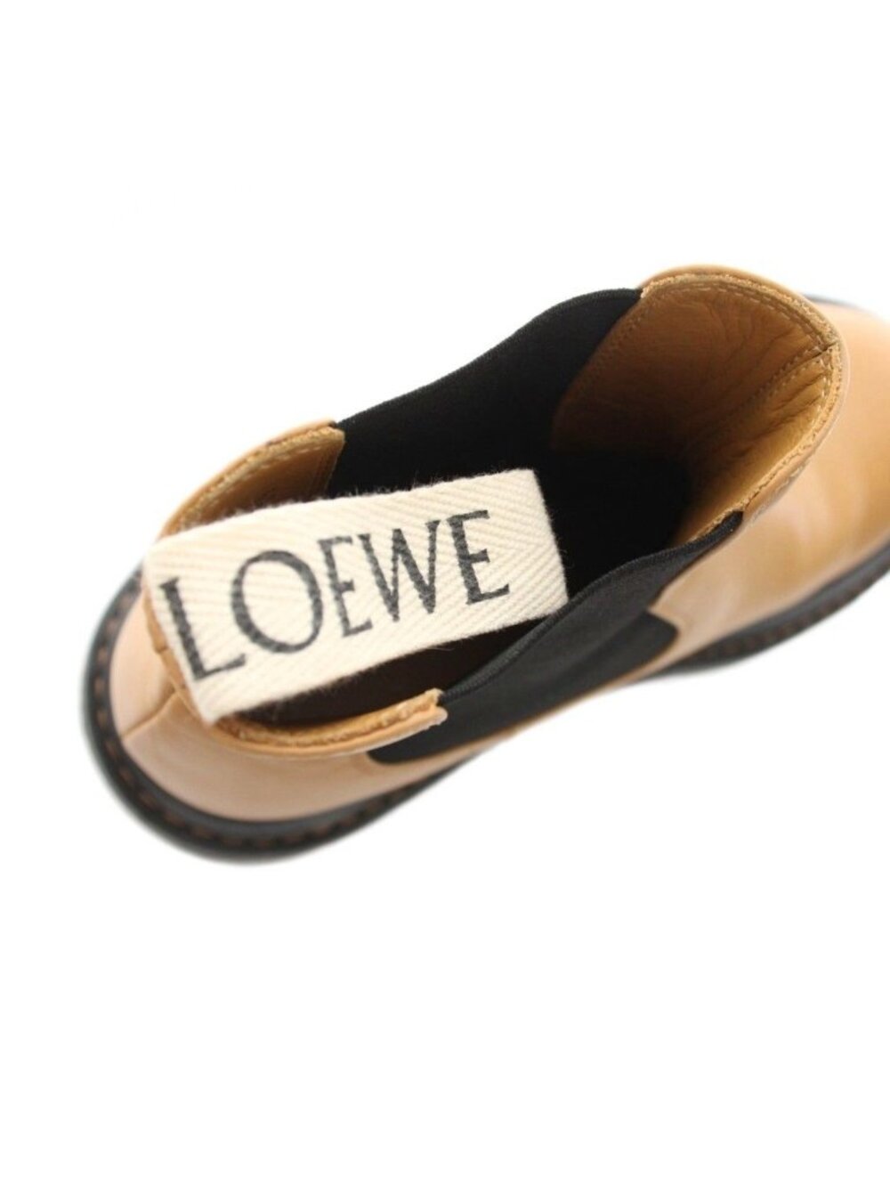 Loewe Leather Chelsea Boots Side Gore 37 Brown - Picture 8 of 8